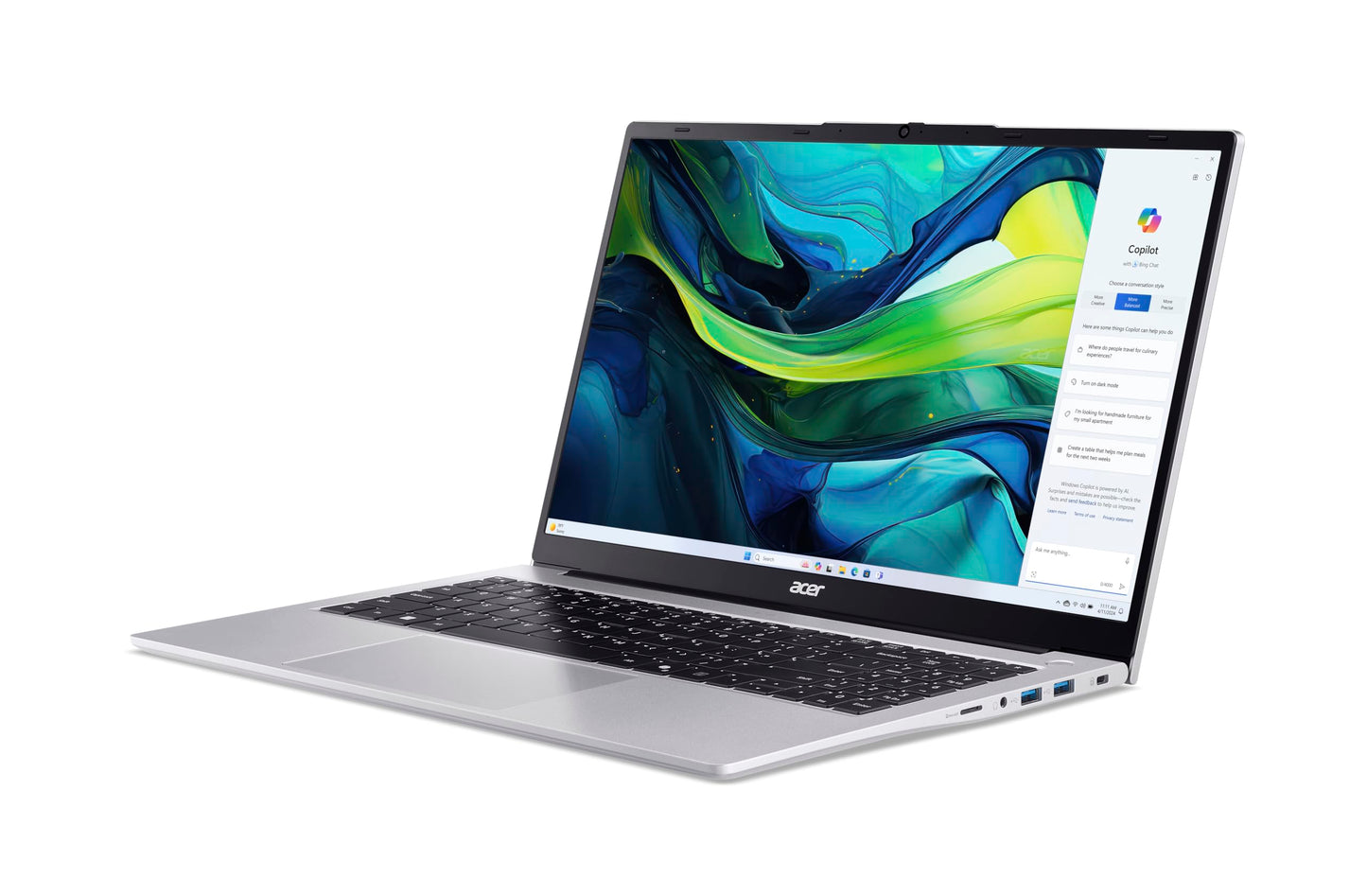 Acer Aspire Lite AL15-41P-R64M-CA, 15.6" FHD Laptop, R7 5700U, 16GB DDR4, 512GB SSD, Windows 11