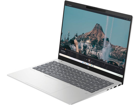 HP Pavilion Plus 14" Laptop, 14-inch 2.8K OLED Display, Intel Core Ultra 7 155H Processor, 16GB RAM, 512GB SSD, Intel Iris Xe Graphics, Windows 11, Lightweight, Long Battery Life, Silver, B22Z2PA