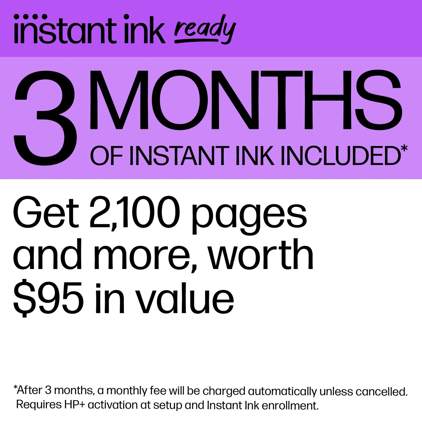 HP DeskJet 4255e Wireless All-in-One Color Inkjet Printer, Scanner, Copier, Best-for-Home, 3 Month Instant Ink Trial Included (588S6A)