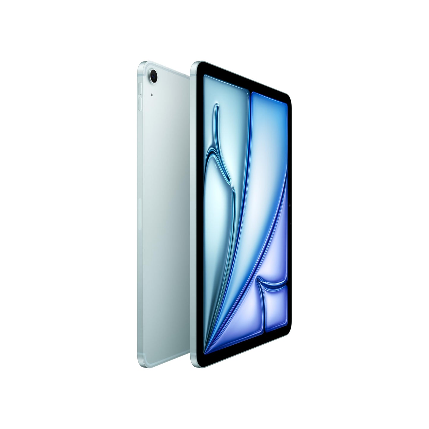 Apple iPad Air 11-inch with M3 chip Built for Apple Intelligence, Liquid Retina Display, 128GB, 12MP Front/Back Camera, Wi-Fi 6E + 5G Cellular, Touch ID, All-Day Battery Life — Blue