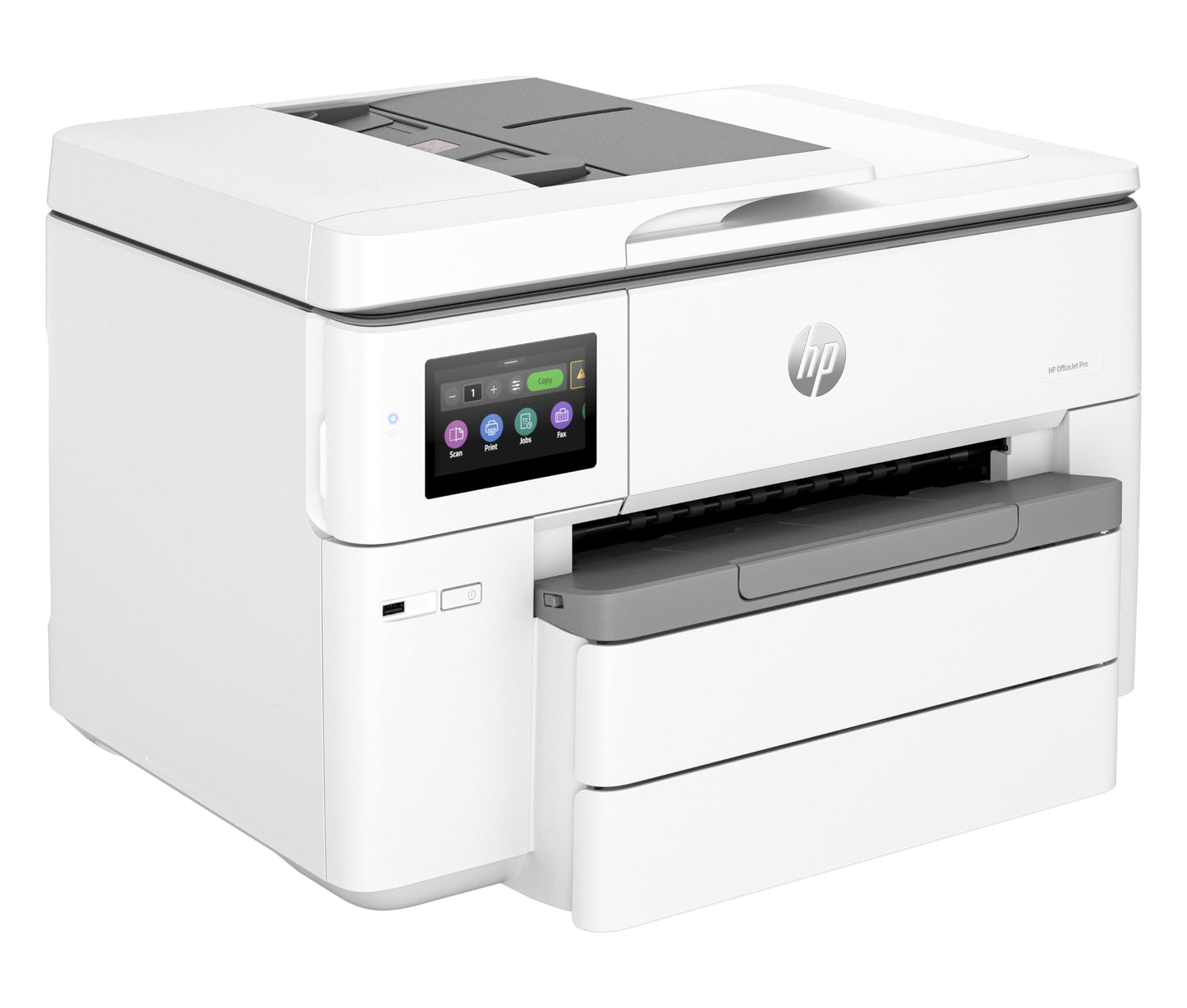 HP OfficeJet Pro 9730e Wide Format All-in-One Printer, Color, 22 ppm Black, 18 ppm Color, Wireless, Print, Copy, Scan, Auto Duplex, ADF, Touchscreen, Print from Phone/Tablet, HP+ Eligible, 537P6B