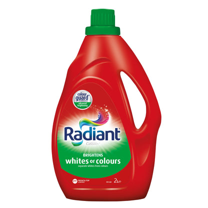 Radiant Liquid Laundry Detergent for Whites or Colours, 2L