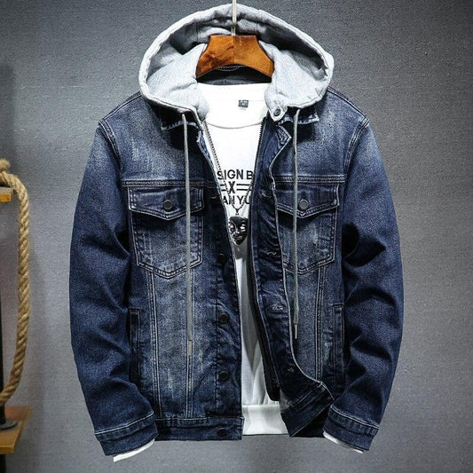 Men Thick denim jacket