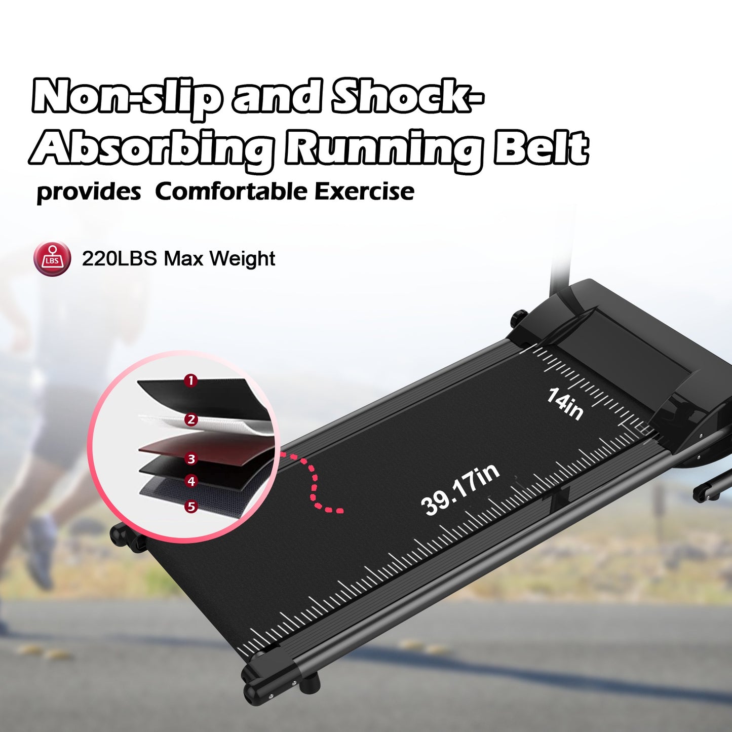 Treadmill JK105C-2-BK