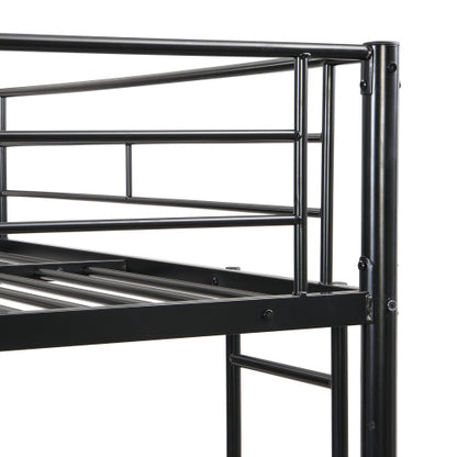 Full Over Full Metal Bunk Bed , No Box Spring Needed, Easy Assemble