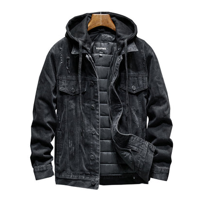 Men Thick denim jacket