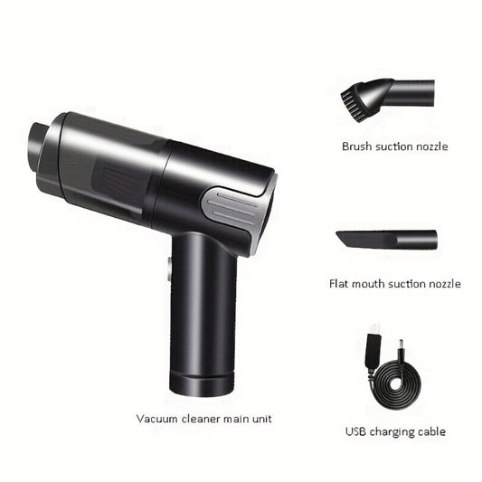 Wireless-silver Car Vacuum Cleaner Wireless Usb Charging Car Vacuum Cleaner Home Handheld Mini Desktop Vacuum Cleaner Portable
