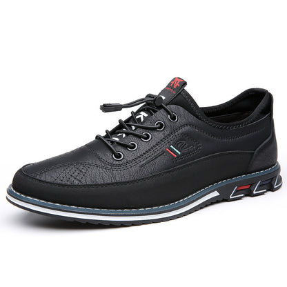 Genuine Leather Comfortable And Non-slip Waterproof Leather Shoes Men's