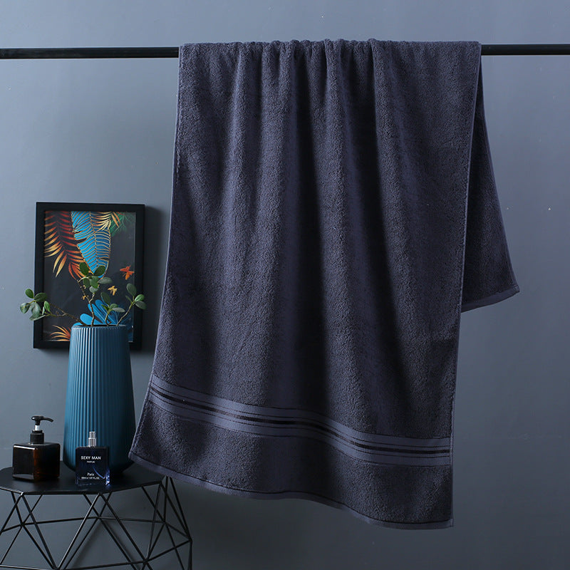 Thick Cotton Bath Towel Set Pure Cotton Beach Towel Beauty Salon Bath Towel