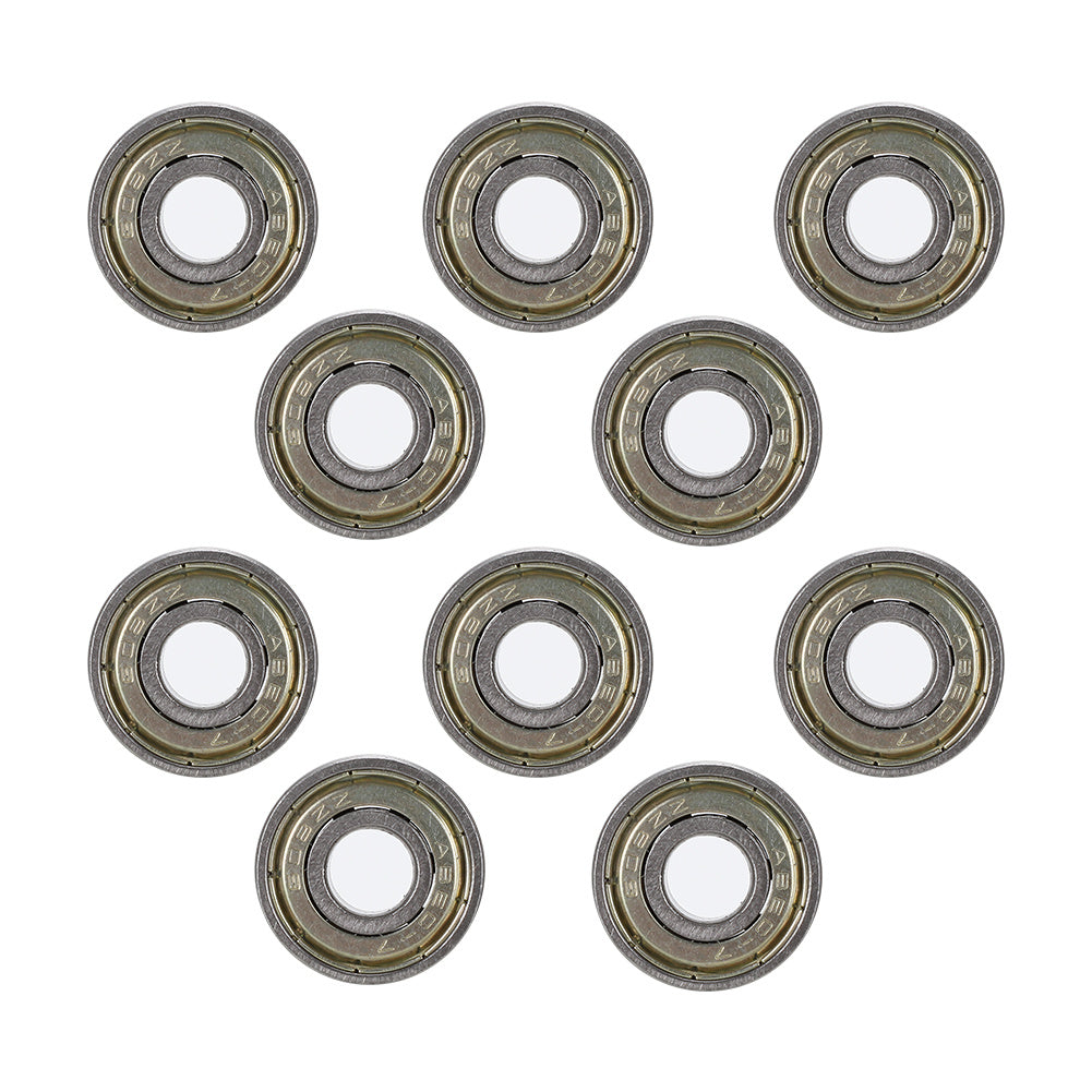 10 PCs 3D Printer Accessories Flange Deep Groove Chrome Steel Bearing 608ZZ with 2 Protecting Mask