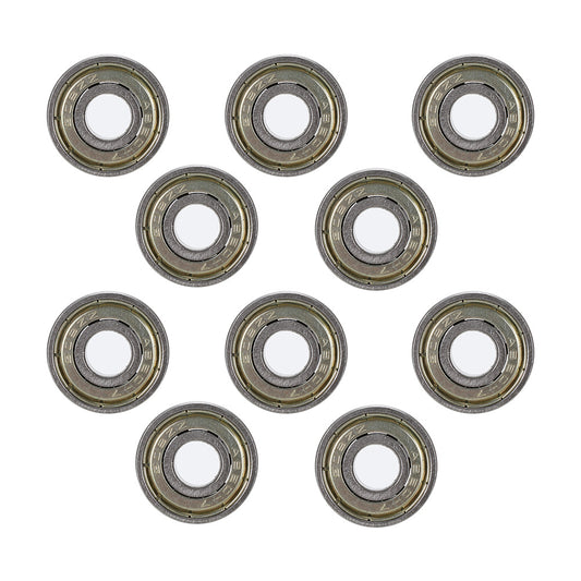 10 PCs 3D Printer Accessories Flange Deep Groove Chrome Steel Bearing 608ZZ with 2 Protecting Mask