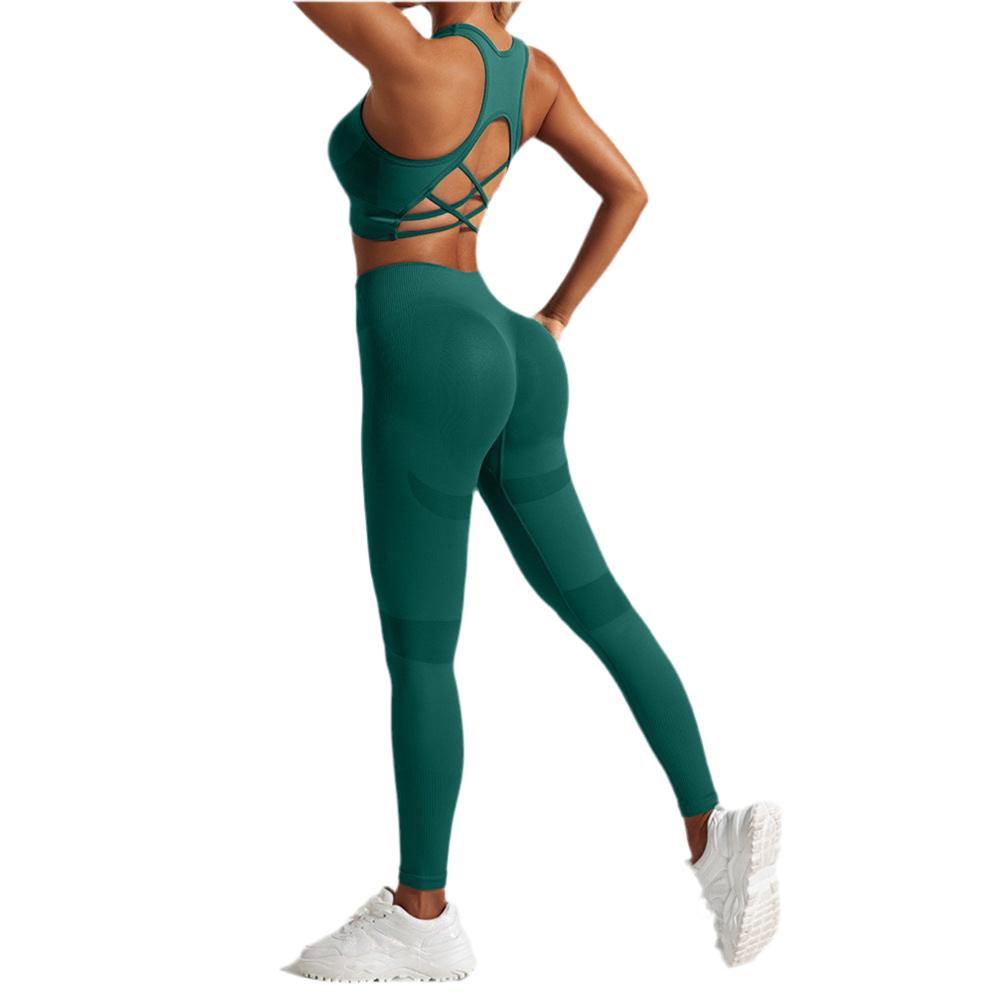 Hip-Lifting Sports Leggings Yoga Clothes Set - High Performance Activewear