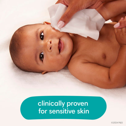 Pampers Baby Wipes Sensitive Perfume Free 3X Refill Packs 192 Count
