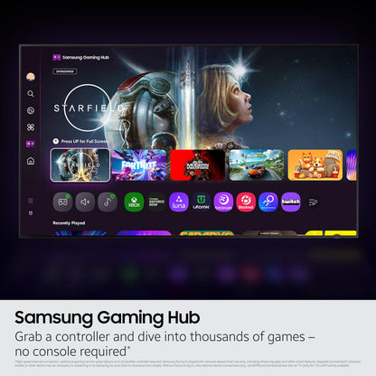 SAMSUNG 85-Inch Class QLED Q7F Series Samsung Vision AI Smart TV (2025 Model, 85Q7F) Quantum HDR, Object Tracking Sound Lite, Q4 AI Gen1 Processor, 4K upscaling, Gaming Hub, Alexa Built-in