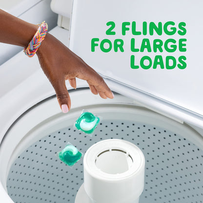 Gain flings Laundry Detergent Soap Pacs, HE Compatible, 31 Count, Long Lasting Scent, Original Scent