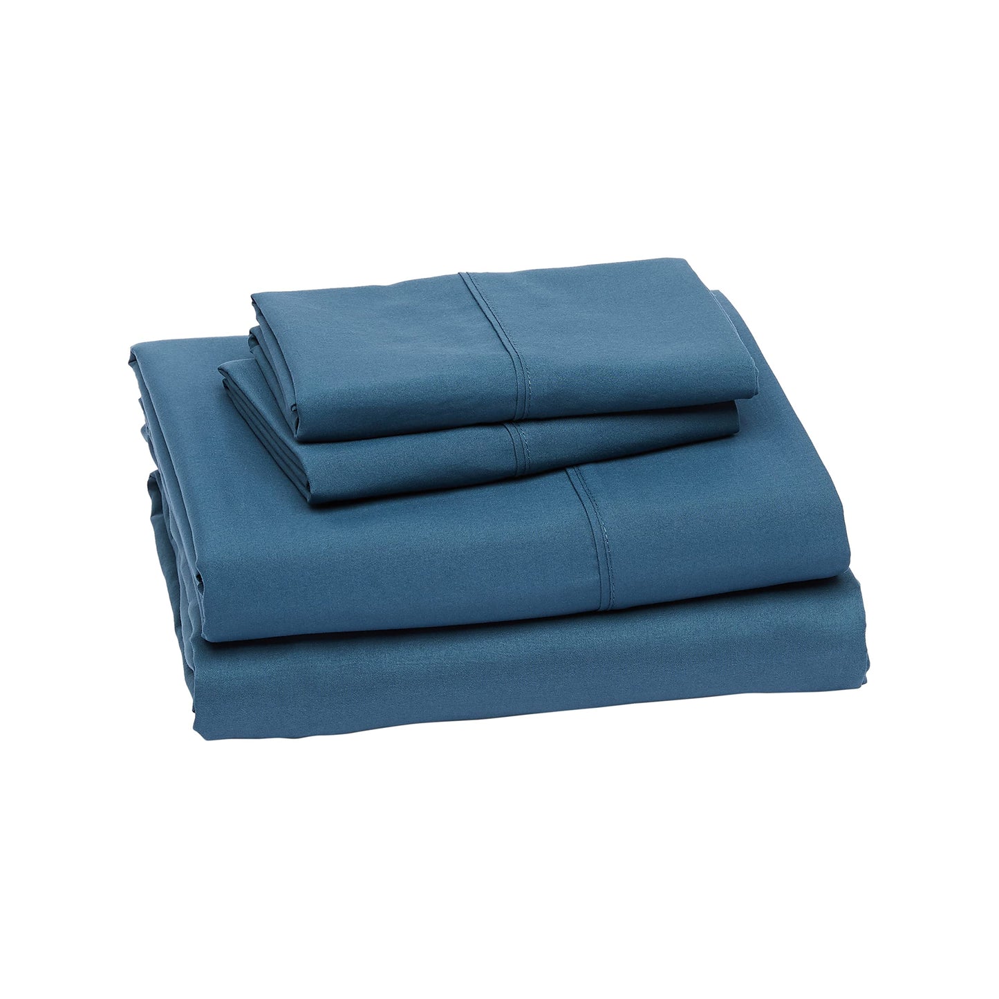 Lightweight Super Soft Easy Care Microfiber 4-Piece Bed Sheet Set with 14-Inch Deep Pockets, Full, Dark Teal, Solid
