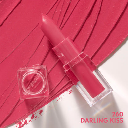 CoverGirl Clean Lip Color, Darling Kiss, Satin Finish, 24-Hour Wear, Squalane, Avocado & Aloe, Non-Drying