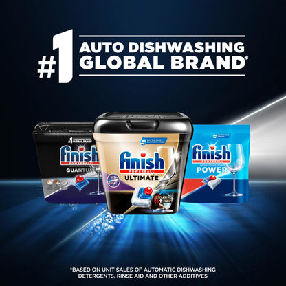 Finish Quantum Dishwasher Pods, No Pre-Rinse Dishwasher Detergent Soap Removes 24HR Dried-On Stain and Grease, Leaving a Virtually Spotless Shine, 48 Count