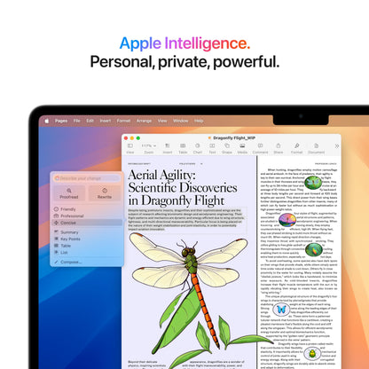 Apple 2025 MacBook Air 15-inch Laptop with M4 chip: Built for Apple Intelligence, 24GB Unified Memory, 512GB SSD Storage, Touch ID; Silver - English Keyboard