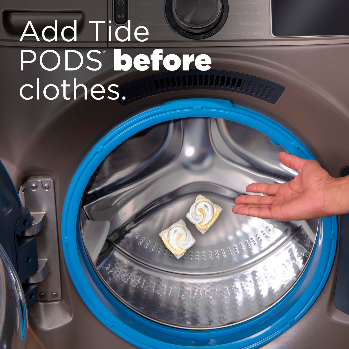 Tide PODS Free & Gentle, Laundry Detergent Liquid Pacs, Unscented and Hypoallergenic for Sensitive Skin, 42 Count - Packaging May Vary
