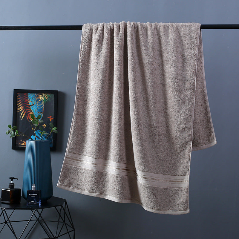 Thick Cotton Bath Towel Set Pure Cotton Beach Towel Beauty Salon Bath Towel
