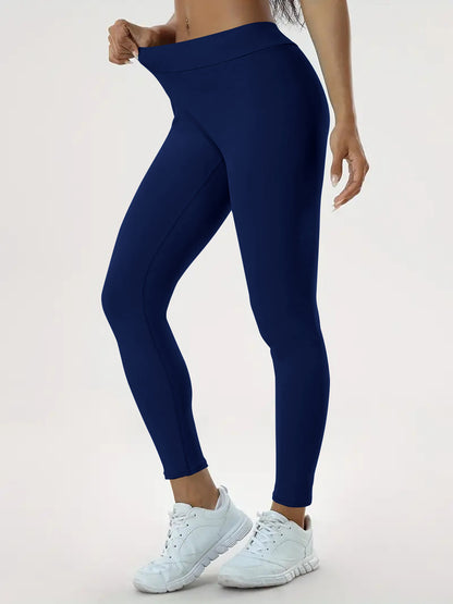High Waist Yoga Fitness Pants - Women's Lift & Sculpt Elastic Leggings