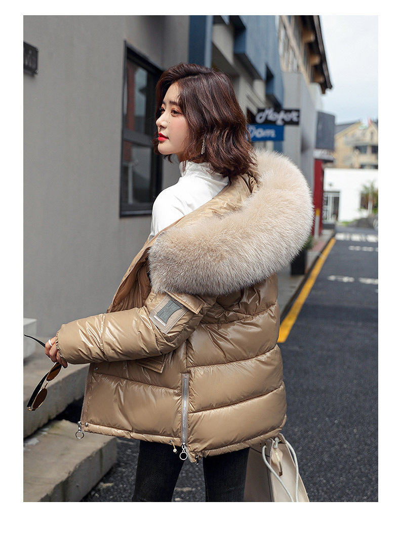 Winter Glossy Women Jacket