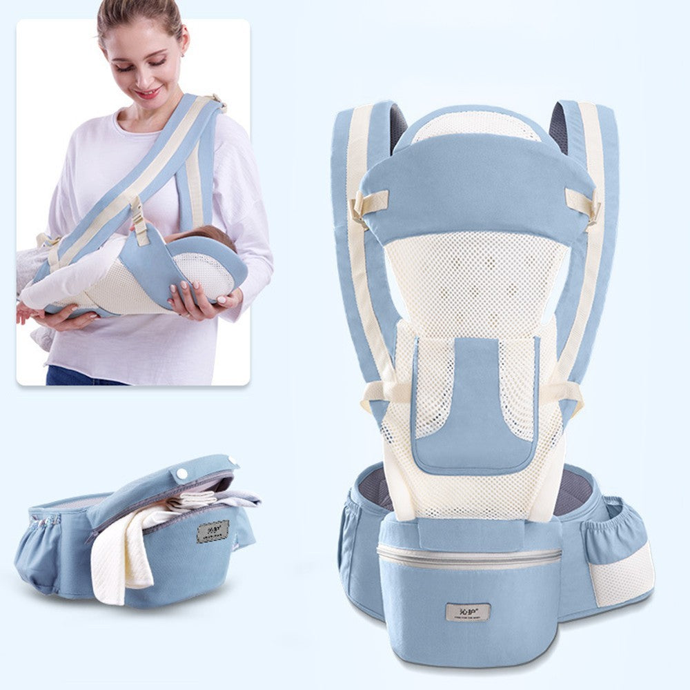 Multifunctional Baby Carrier - Breathable Waist Stool Hip Seat with Multiple Carrying Positions