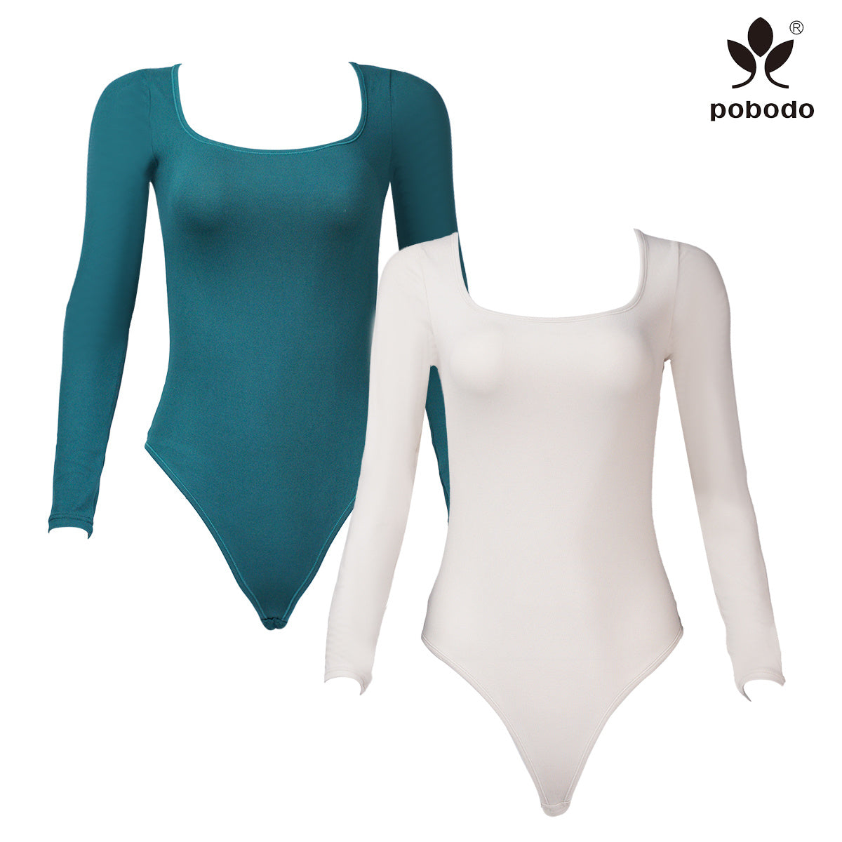 Square neckLong Sleeved Jumpsuit