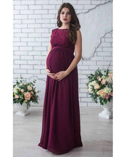 Sleeveless Maternity Dress