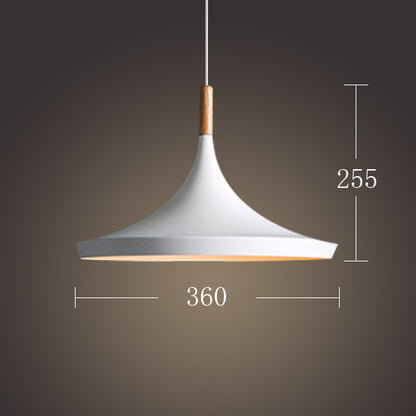 Chandelier Single Three-head Creative Musical Instrument Chandelier Bar Shop American Lamps