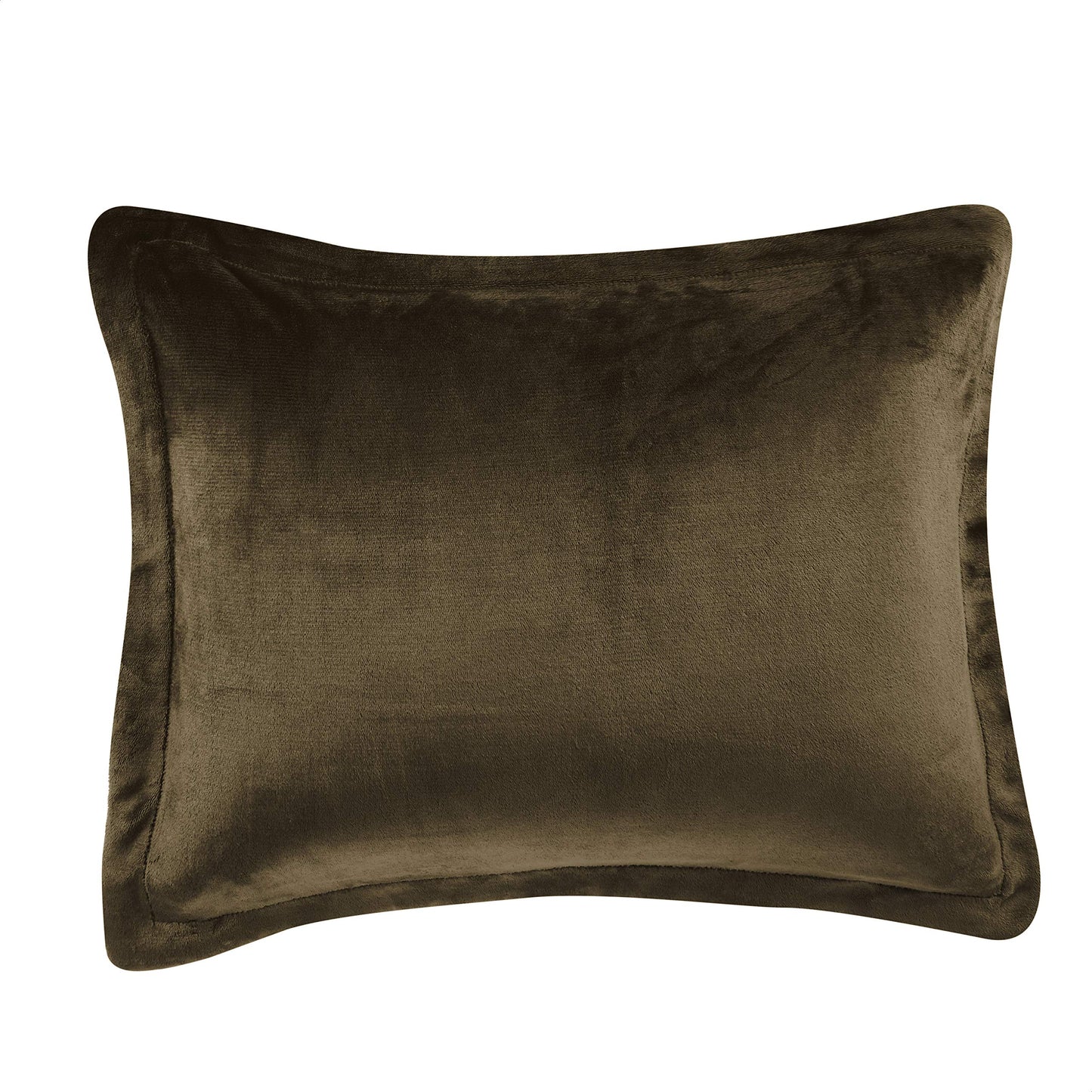 Ultra-Soft Micromink Sherpa Comforter Bed Set - Chocolate, Twin