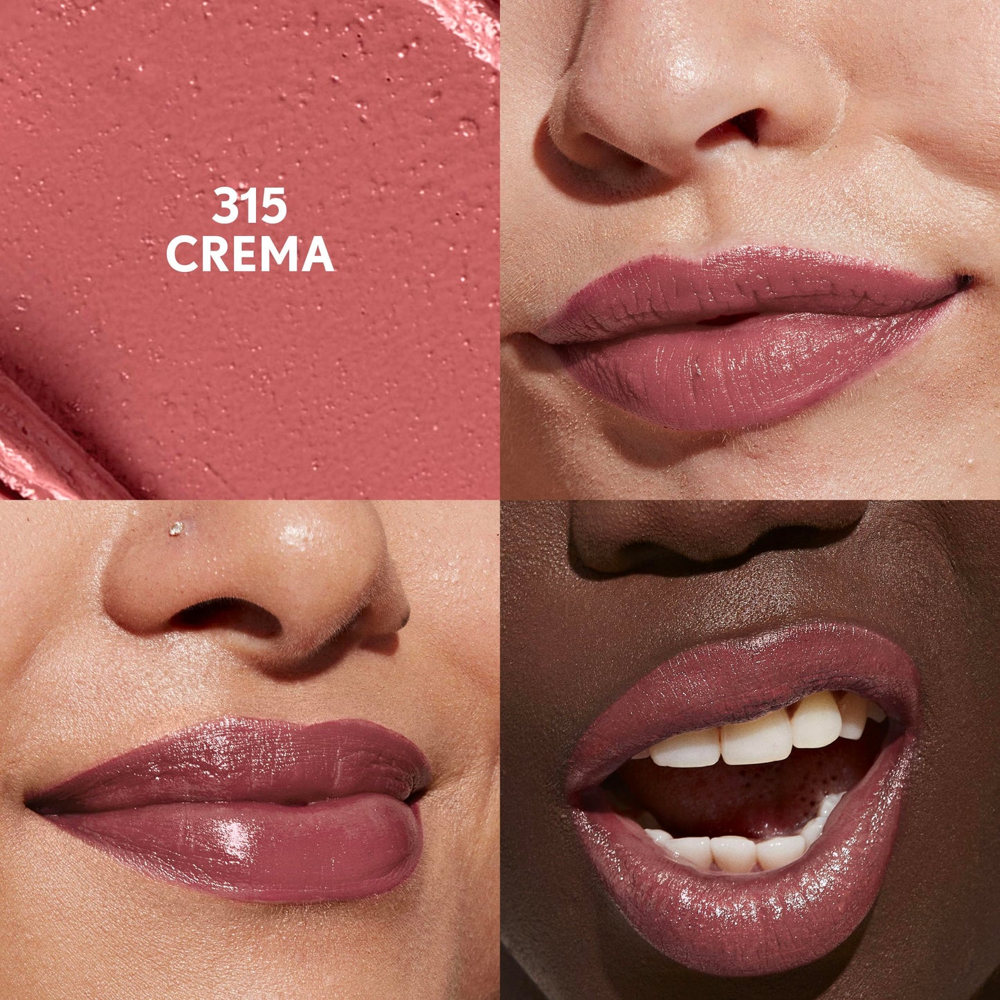 CoverGirl Clean Lip Color, Crema, Satin Finish, 24-Hour Wear, Squalane, Avocado & Aloe, Carmine-Free, Non-Drying