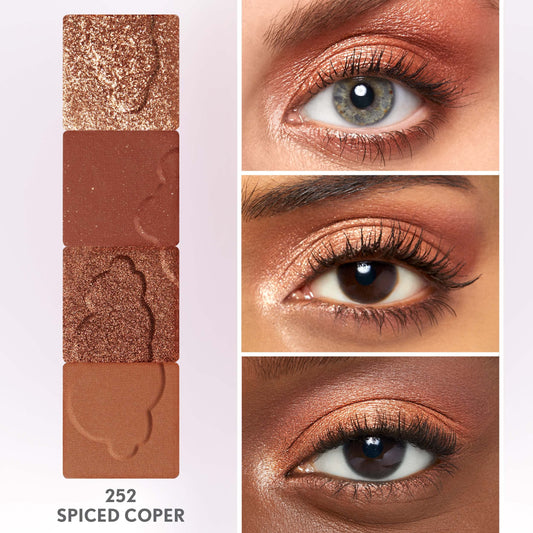 COVERGIRL Clean Colour Eyeshadow Quad #252 Spiced Copper 4g