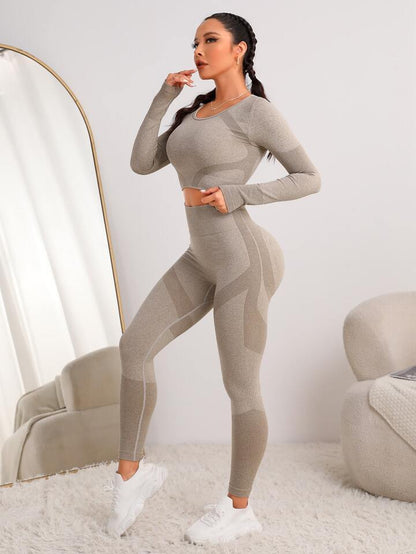 Hip-Lifting Sports Leggings Yoga Clothes Set - High Performance Activewear