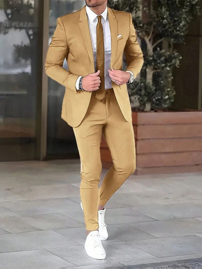 Two-piece  Slim-fit Suit