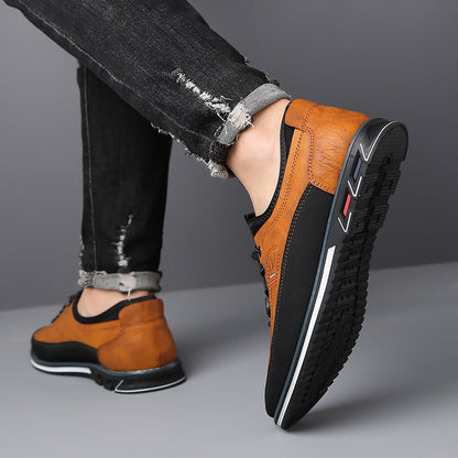 Genuine Leather Comfortable And Non-slip Waterproof Leather Shoes Men's