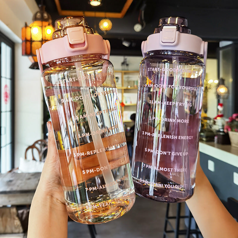 Large Plastic Portable Water Bottle
