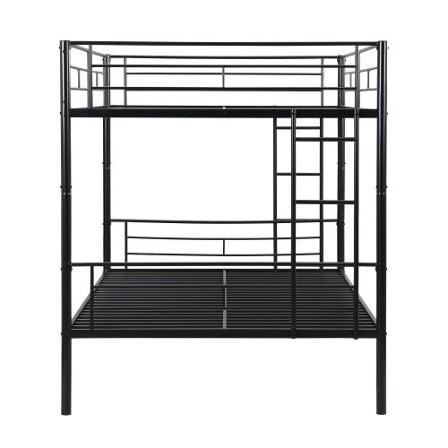 Full Over Full Metal Bunk Bed , No Box Spring Needed, Easy Assemble