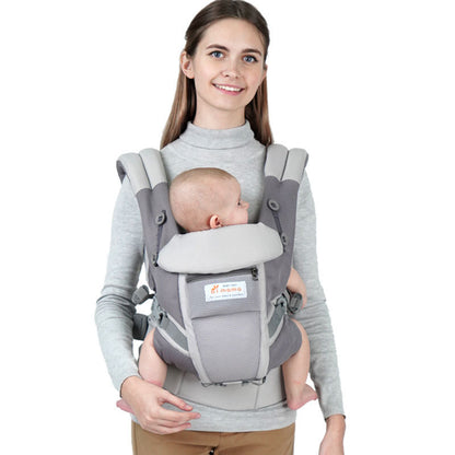 Adjustable baby Carrier - Full Stage Breathable Sling with Waist Stool for Babies