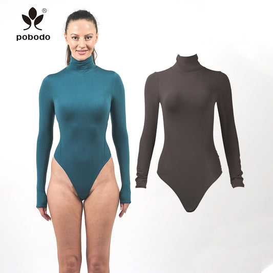 Round Neck Long Sleeved  Warm Jumpsuit