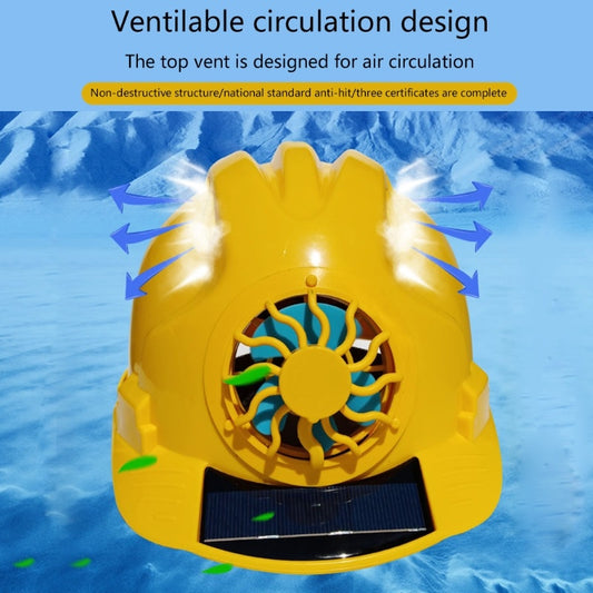 Solar With Fan Thickened Multifunctional Helmet
