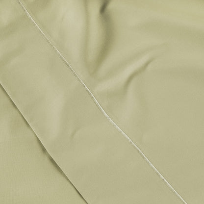 LANE LINEN Ultra Soft Queen Size Sheets Set,100% Egyptian Cotton Mercerized Fully Elasticized with French Seam on Fitted Hotel Like Thick Luxury Bed Sheets Queen Size- Sea Foam