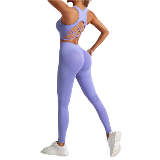 Hip-Lifting Sports Leggings Yoga Clothes Set - High Performance Activewear
