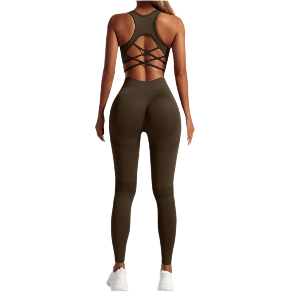 Hip-Lifting Sports Leggings Yoga Clothes Set - High Performance Activewear