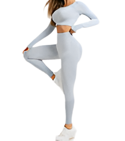 Hip-Lifting Sports Leggings Yoga Clothes Set - High Performance Activewear