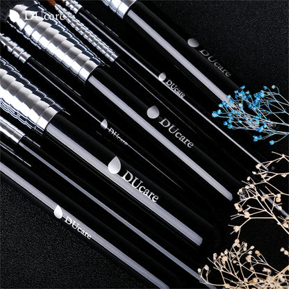 Ducare Makeup Brushes 11Pcs Professional Makeup Brush Set Foundation Powder Blush Eyeshadow Eyebrow Blending Brushes with Holder