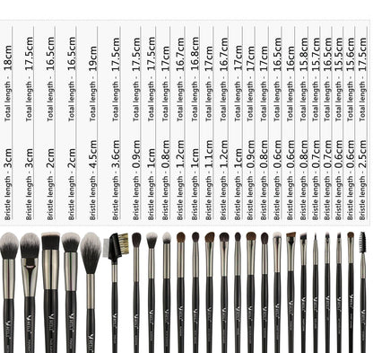 BEILI Professional Premium Makeup Brushes 12/15/22/30/35pcs Foundation Loose Powder Eye Blending Makeup Brush Set Low Price
