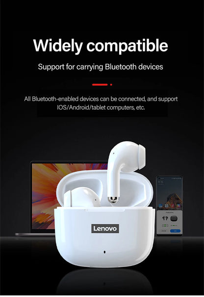 Original Lenovo Thinkplus LivePods LP40pro TWS Semi-in-ear Ergonomic 5.1 Bluetooth Earphone Wireless Stereo Music Calls Headset