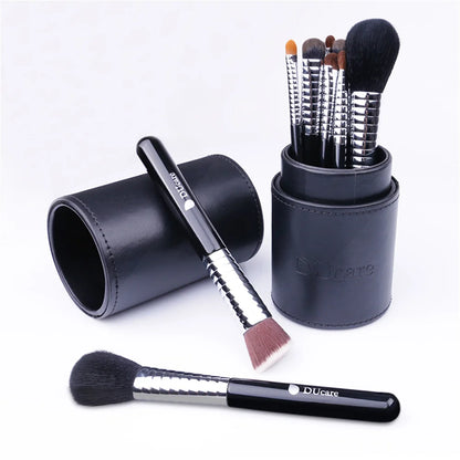 Ducare Makeup Brushes 11Pcs Professional Makeup Brush Set Foundation Powder Blush Eyeshadow Eyebrow Blending Brushes with Holder